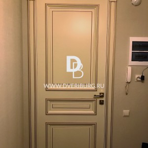 Патинированная межкомнатная дверь Е7 